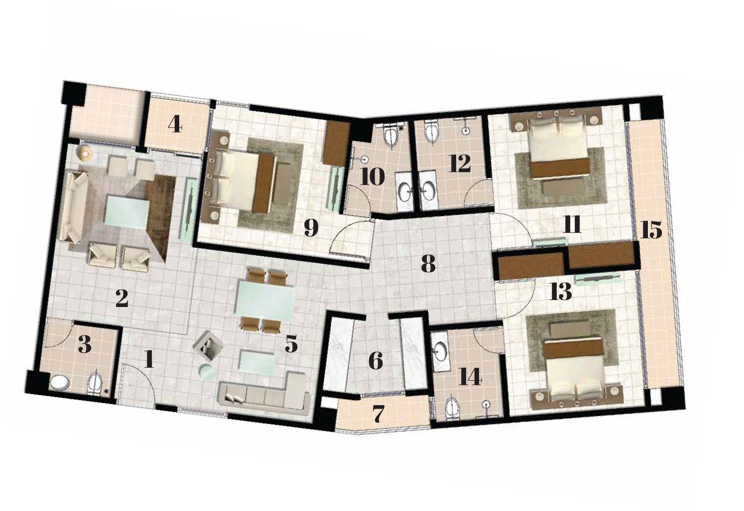 Apartment 04 Floor Plan